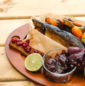Svaiga Baltijas siļķes papilote | Raw Baltic herring en papillote