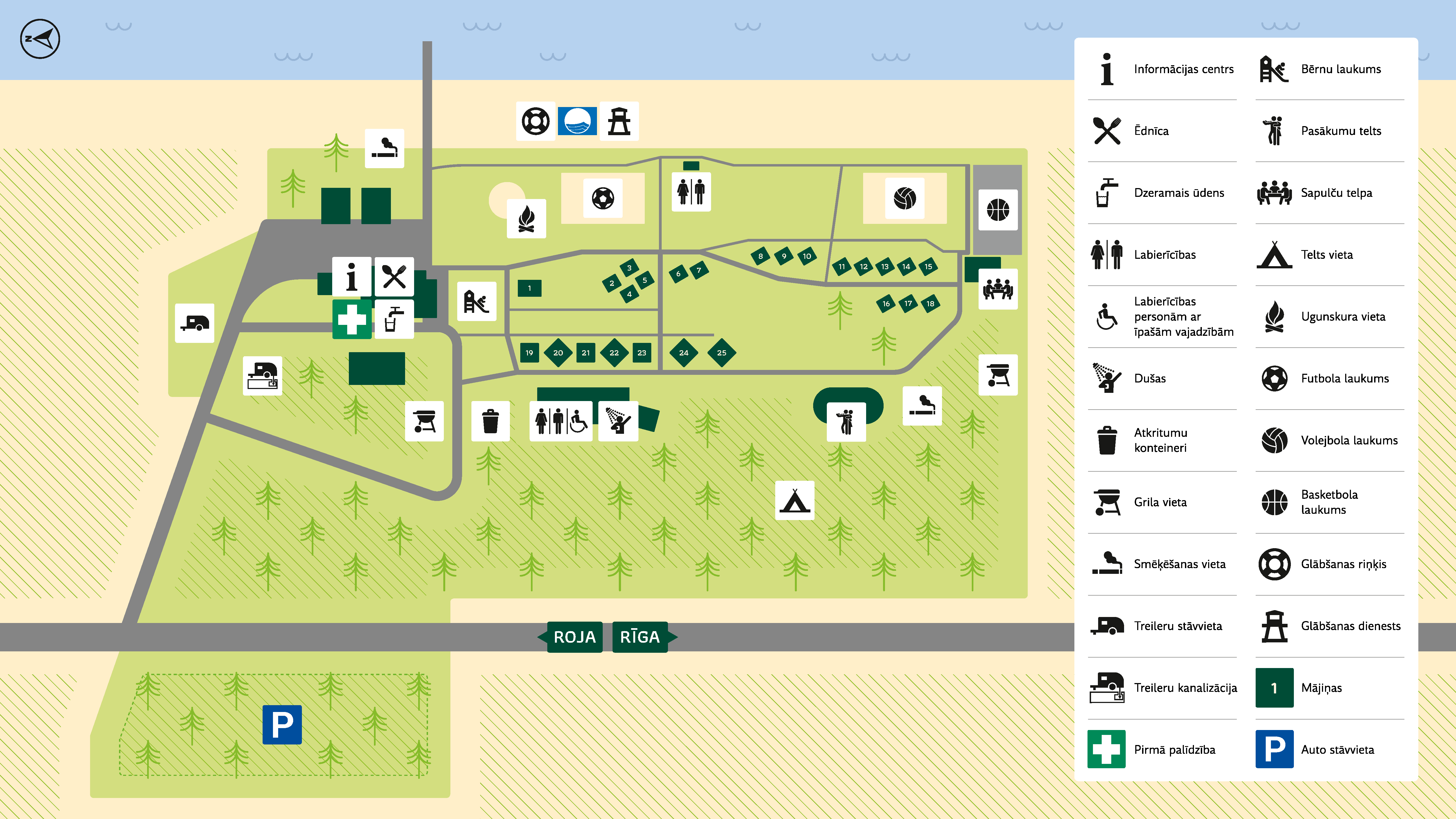 Abragciems Teritorijas karte